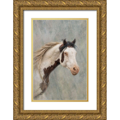 Shaman Gold Ornate Wood Framed Art Print with Double Matting by McFerrin, Larry