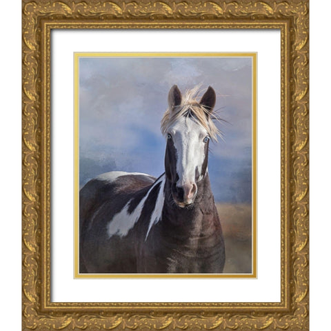 Renegade Gold Ornate Wood Framed Art Print with Double Matting by McFerrin, Larry