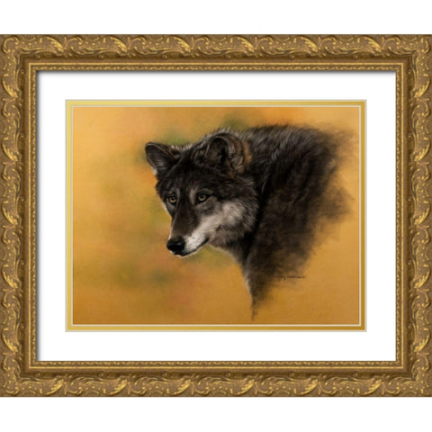 Those Who Wander Gold Ornate Wood Framed Art Print with Double Matting by Harrison, Lesley