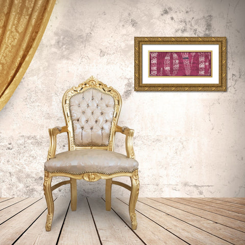 Love Gold Ornate Wood Framed Art Print with Double Matting by Wolk, Lisa