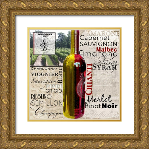 A Good Choice Gold Ornate Wood Framed Art Print with Double Matting by Wolk, Lisa