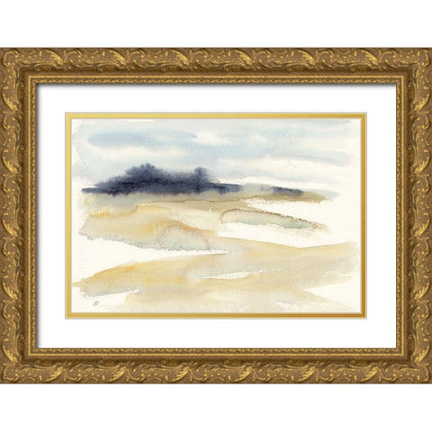 Distant Trees Gold Ornate Wood Framed Art Print with Double Matting by Lee, Judson