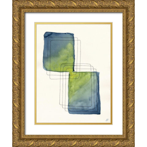 2 Box Sketch Gold Ornate Wood Framed Art Print with Double Matting by Lee, Judson