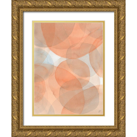 Bubble Water I Gold Ornate Wood Framed Art Print with Double Matting by Lee, Judson