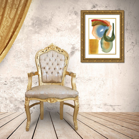 Hook and Eye Gold Ornate Wood Framed Art Print with Double Matting by Lee, Judson