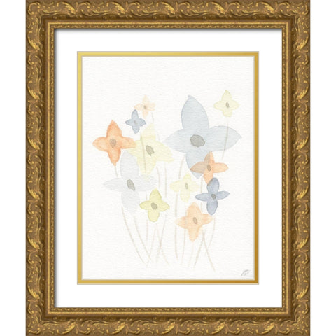 Pinwheel Group II Gold Ornate Wood Framed Art Print with Double Matting by Lee, Judson