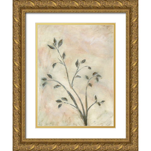 Light-Green Growth Gold Ornate Wood Framed Art Print with Double Matting by Lee, Judson