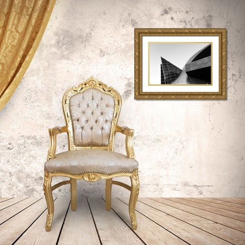Glass and Metal Gold Ornate Wood Framed Art Print with Double Matting by Lee, Judson