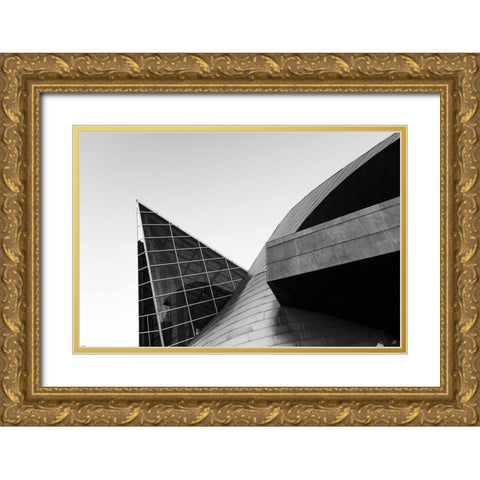 Glass and Metal Gold Ornate Wood Framed Art Print with Double Matting by Lee, Judson