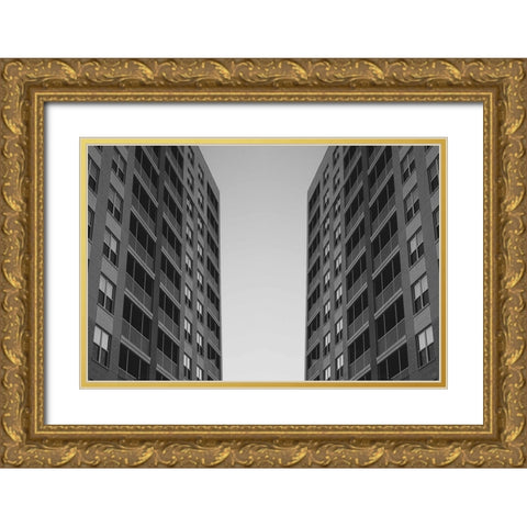 Alley Viewscape Gold Ornate Wood Framed Art Print with Double Matting by Lee, Judson