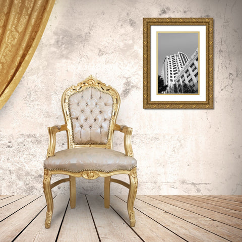 Look Tall Gold Ornate Wood Framed Art Print with Double Matting by Lee, Judson