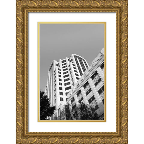 Look Tall Gold Ornate Wood Framed Art Print with Double Matting by Lee, Judson
