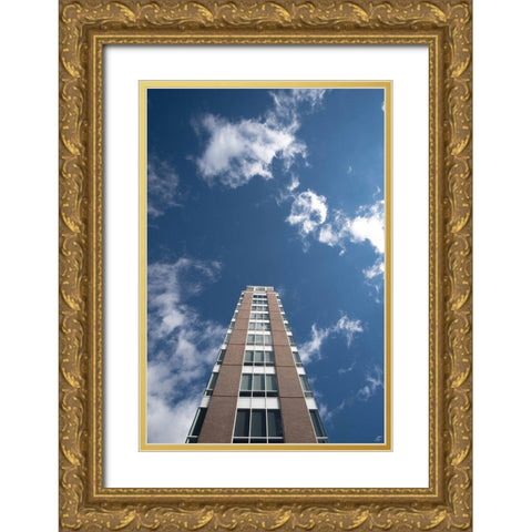 Look Tall Tower Gold Ornate Wood Framed Art Print with Double Matting by Lee, Judson