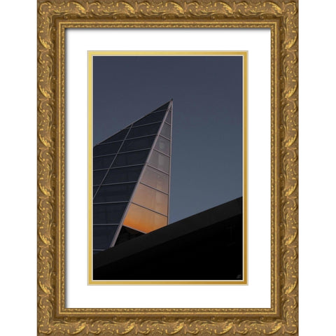 Sunrise Reflection Gold Ornate Wood Framed Art Print with Double Matting by Lee, Judson