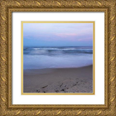 Washy Beach Gold Ornate Wood Framed Art Print with Double Matting by Lee, Judson