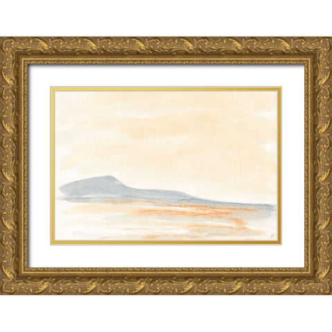 Gold and Blue Gold Ornate Wood Framed Art Print with Double Matting by Lee, Judson