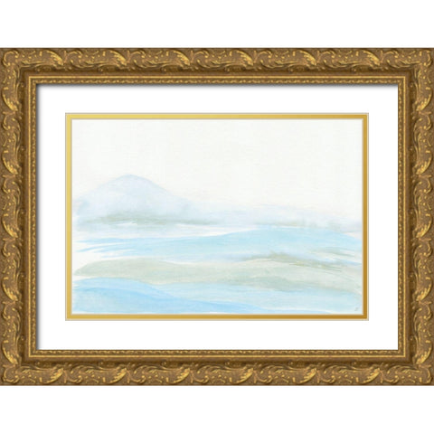 Seafoam Hills Gold Ornate Wood Framed Art Print with Double Matting by Lee, Judson