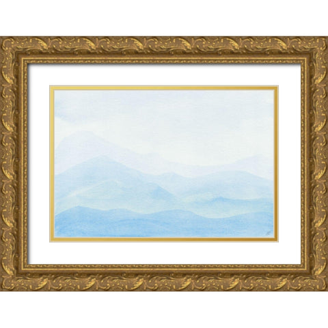 Soft Pastel Gold Ornate Wood Framed Art Print with Double Matting by Lee, Judson
