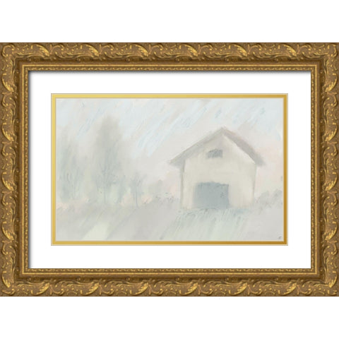 Soft Barn Gold Ornate Wood Framed Art Print with Double Matting by Lee, Judson