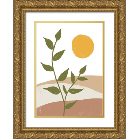 Sand Scape II Gold Ornate Wood Framed Art Print with Double Matting by Lee, Judson