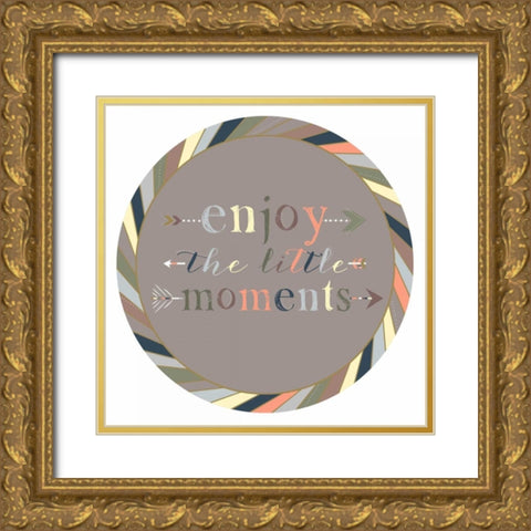 Moments Gold Ornate Wood Framed Art Print with Double Matting by Designs, Longfellow