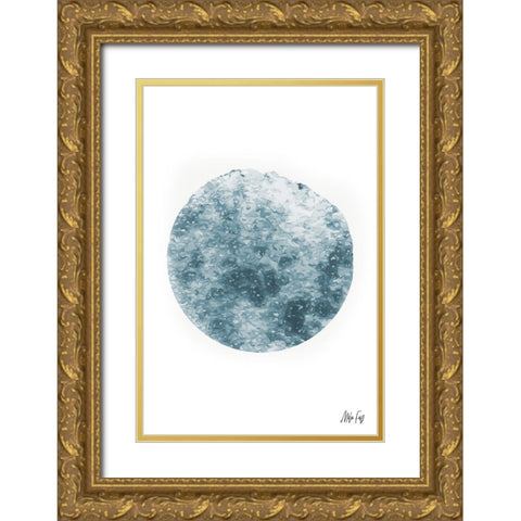 Mercury Gold Ornate Wood Framed Art Print with Double Matting by Fay, Mela