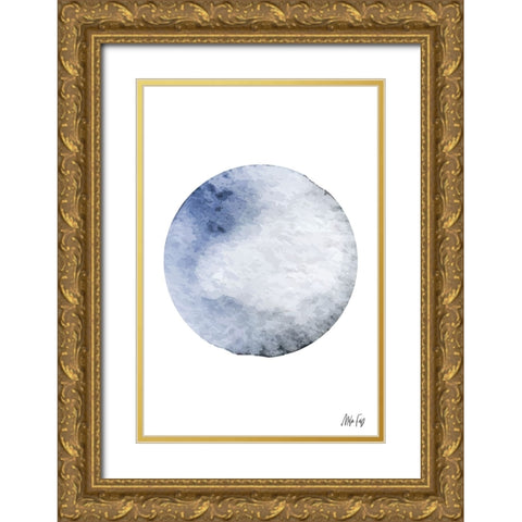 Pluto Gold Ornate Wood Framed Art Print with Double Matting by Fay, Mela