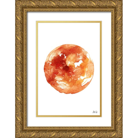 Venus Gold Ornate Wood Framed Art Print with Double Matting by Fay, Mela