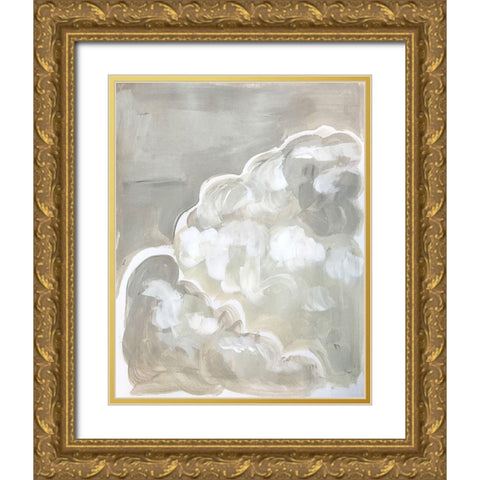 Clouds Gold Ornate Wood Framed Art Print with Double Matting by Rupp, Mariah