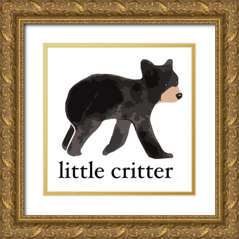 Little Critter Gold Ornate Wood Framed Art Print with Double Matting by Rupp, Mariah