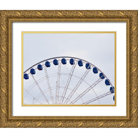 Day Ride II Gold Ornate Wood Framed Art Print with Double Matting by Singleton, Ashley