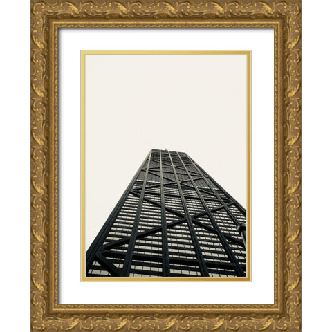 Sky View Gold Ornate Wood Framed Art Print with Double Matting by Singleton, Ashley