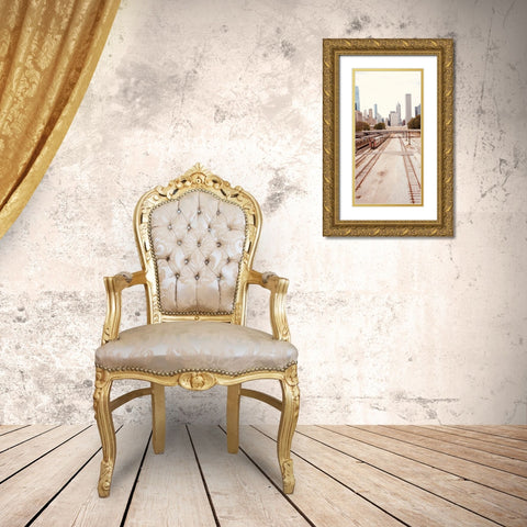 Cityscape II Gold Ornate Wood Framed Art Print with Double Matting by Singleton, Ashley