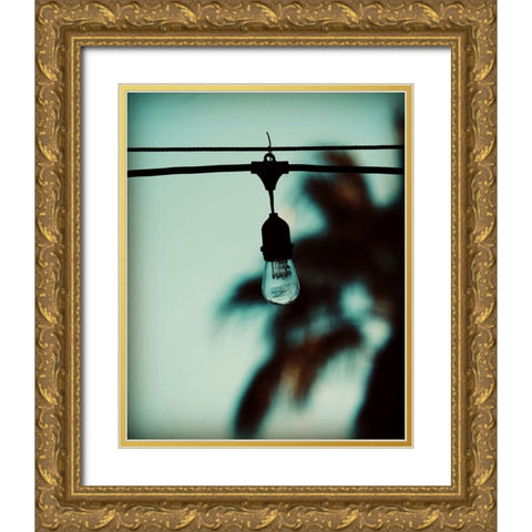 Twinkle Light Gold Ornate Wood Framed Art Print with Double Matting by Singleton, Ashley