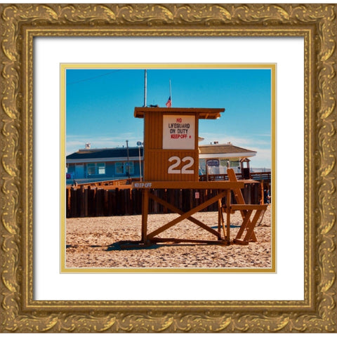 Guard Shack 22 II Gold Ornate Wood Framed Art Print with Double Matting by Singleton, Ashley