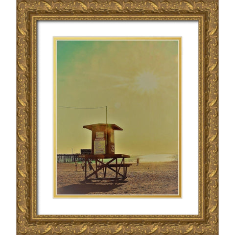 Guard Shack 22 III Gold Ornate Wood Framed Art Print with Double Matting by Singleton, Ashley