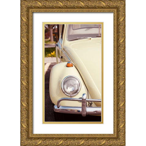 Retro Ride Gold Ornate Wood Framed Art Print with Double Matting by Singleton, Ashley