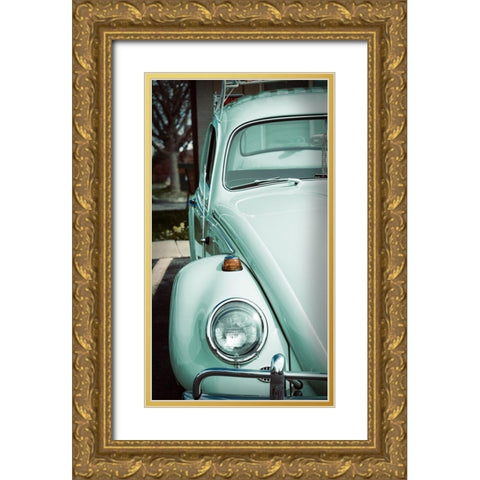 Retro Ride IV Gold Ornate Wood Framed Art Print with Double Matting by Singleton, Ashley
