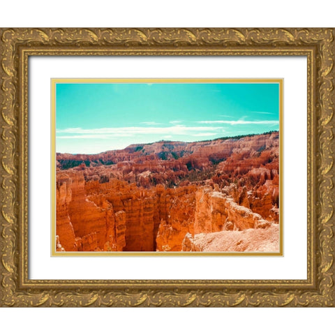 Wonderland Gold Ornate Wood Framed Art Print with Double Matting by Singleton, Ashley