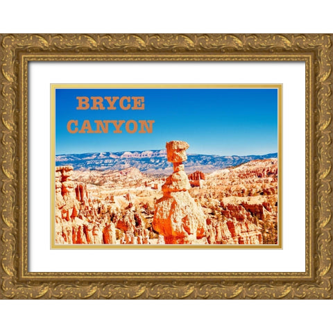 Bryce Canyon Gold Ornate Wood Framed Art Print with Double Matting by Singleton, Ashley