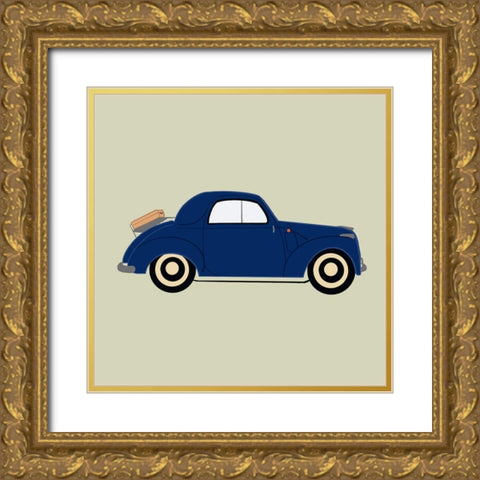 Royal Gold Ornate Wood Framed Art Print with Double Matting by Singleton, Ashley