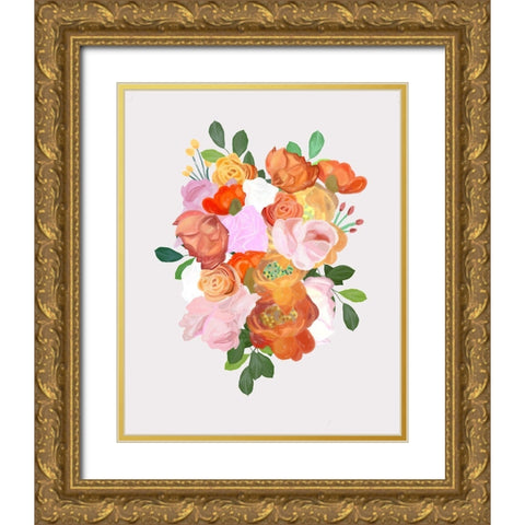 Fruity Arrangement Gold Ornate Wood Framed Art Print with Double Matting by Singleton, Ashley