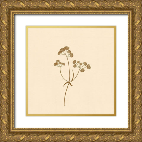 Wild Flowers Gold Ornate Wood Framed Art Print with Double Matting by Singleton, Ashley