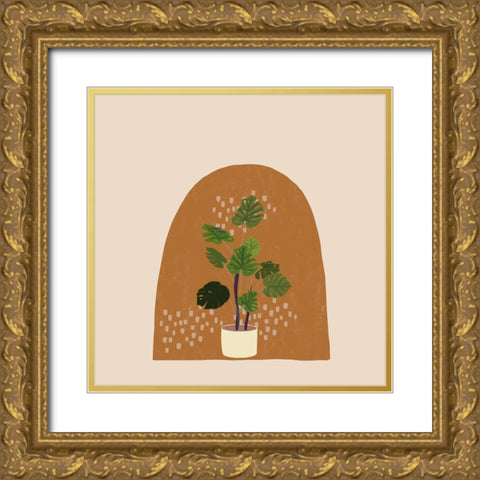 Planter Gold Ornate Wood Framed Art Print with Double Matting by Singleton, Ashley
