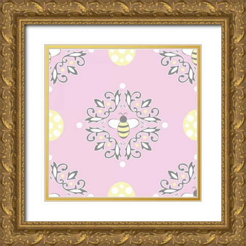 Little Ones Sugar I Gold Ornate Wood Framed Art Print with Double Matting by ND Art and Design