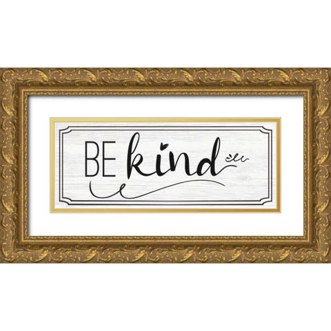 Words I Gold Ornate Wood Framed Art Print with Double Matting by ND Art and Design