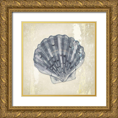 Coastal I Gold Ornate Wood Framed Art Print with Double Matting by ND Art