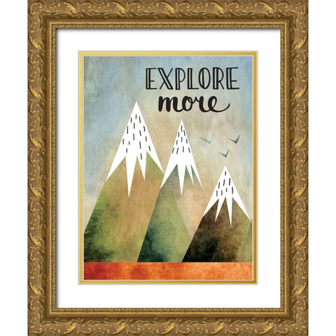 Explore More Gold Ornate Wood Framed Art Print with Double Matting by ND Art