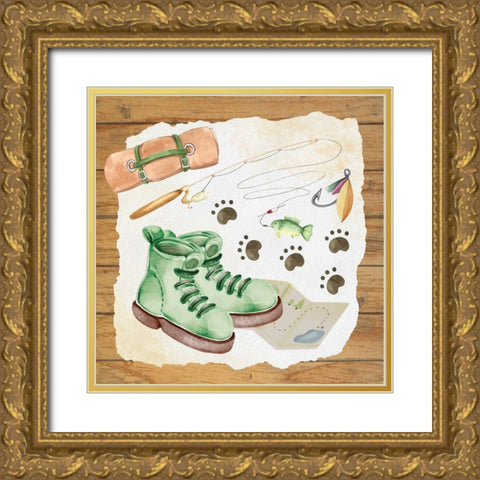 A Life Well Lived Gold Ornate Wood Framed Art Print with Double Matting by ND Art