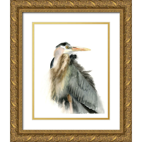 Wildling Gold Ornate Wood Framed Art Print with Double Matting by Shefranov, Olga